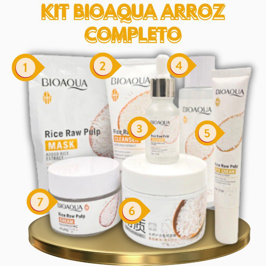 KIT BIO AQUA DE ARROZ (ACLARA TU PIEL)